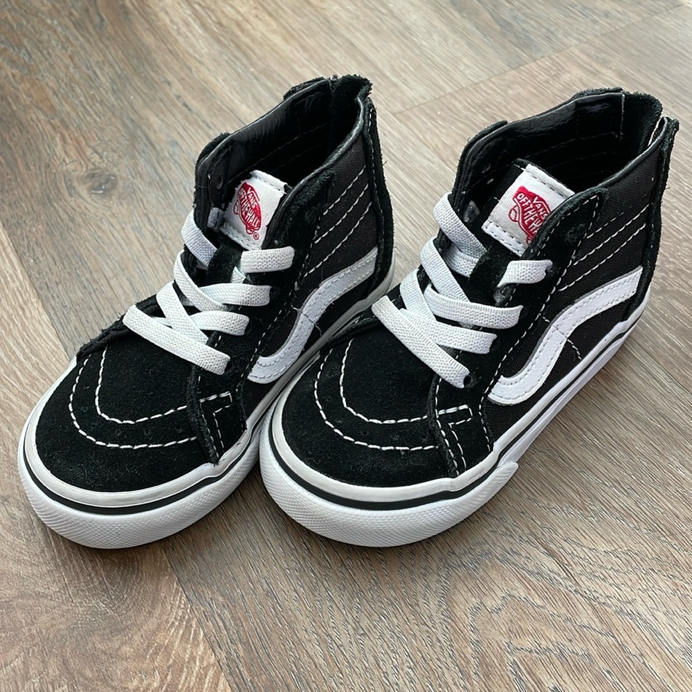 Vans Sk8 high tops toddler size 6.0